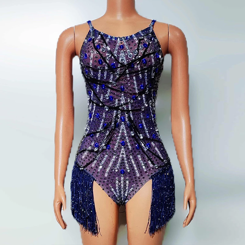 Sexy Gogo Dance Costume Blue Sleeveless Bodysuit Nightclub Bar Dancewear Club Party Show Rave Outfit Festival Clothing VDL2557
Sexy Gogo Dance Costume Blue Sleeveless Bodysuit Nightclub Bar Dancewear Club Party Show Rave Outfit Festival Clothing VDL2557