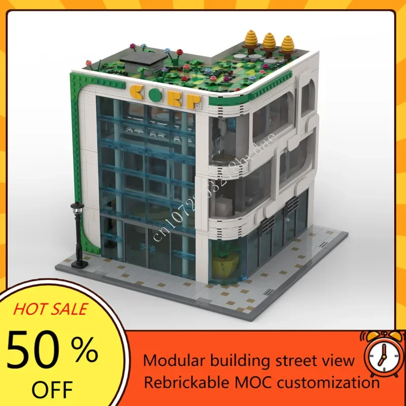 2511 шт., современный угловой офисный модульный MOC, креативная модель с видом на улицу, строительные блоки, архитектура, сделай сам, образовательная сборка, игрушка в подарок
2511 шт., современный угловой офисный модульный MOC, креативная модель с видом на улицу, строительные блоки, архитектура, сделай сам, образовательная сборка, игрушка в подарок