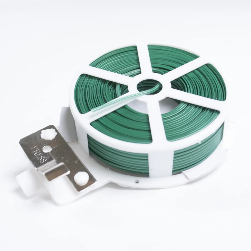 2pcs Garden Ties Plastic Coated Wire Reusable Plant Rope Green Cord Organizer Strong Galvanized Steel Tool for Plants
2pcs Garden Ties Plastic Coated Wire Reusable Plant Rope Green Cord Organizer Strong Galvanized Steel Tool for Plants