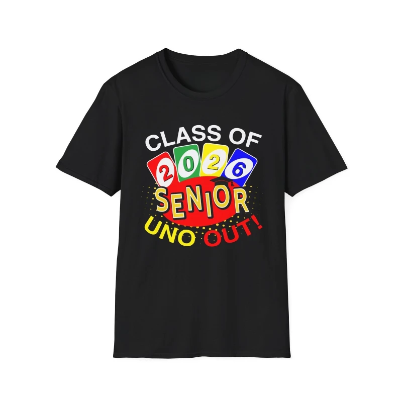 CLASS OF 2026 SENOR UNO OUT! Unisex Softstyle T-Shirt High Quality Crewneck Casual Style Cotton Regular Cotton Short Sleeve Tee
CLASS OF 2026 SENOR UNO OUT! Unisex Softstyle T-Shirt High Quality Crewneck Casual Style Cotton Regular Cotton Short Sleeve Tee