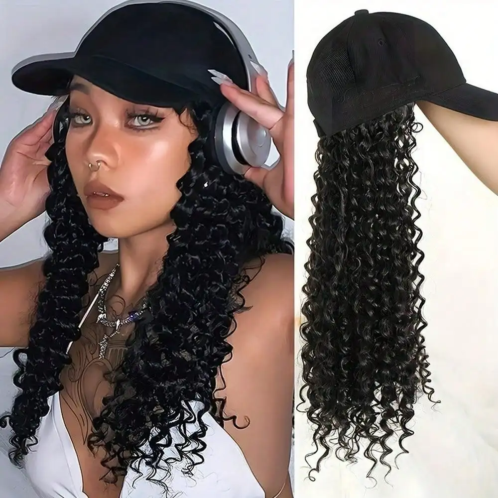 Wig Hat One Female European And American Fashion Cap Long Straight Hair Chemical Fiber Water Wavy Long Hair Cap
Wig Hat One Female European And American Fashion Cap Long Straight Hair Chemical Fiber Water Wavy Long Hair Cap