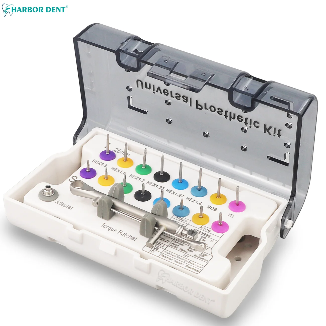 Dental Implant Universal Prosthetic Kit Stainless steel screws Torque Wrench Prosthetic Kit Dentist Instrument Tools
Dental Implant Universal Prosthetic Kit Stainless steel screws Torque Wrench Prosthetic Kit Dentist Instrument Tools