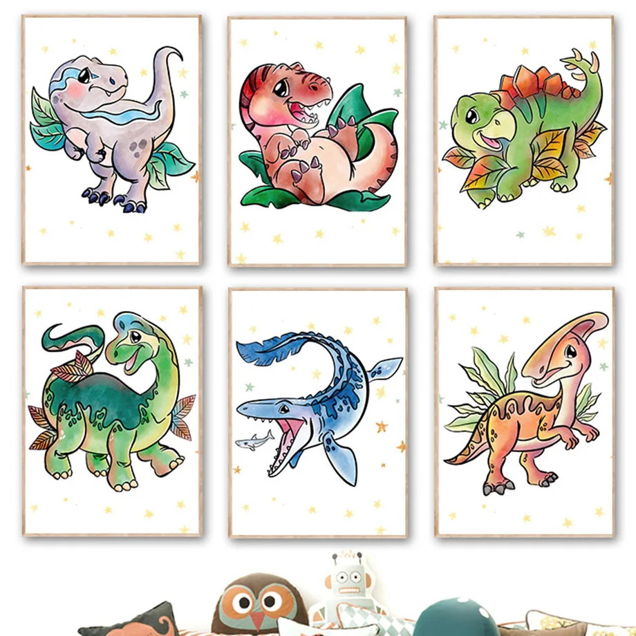 Cartoon Jurassic Dinosaur Fish Leaf Stars Wall Art Canvas Painting Nordic Posters And Prints Wall Pictures Baby Kids Room Decor
Cartoon Jurassic Dinosaur Fish Leaf Stars Wall Art Canvas Painting Nordic Posters And Prints Wall Pictures Baby Kids Room Decor