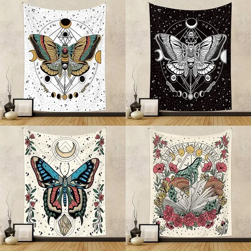 Bohemian Butterfly Tapestry for Wall Background Decorative Cloth for Living Room Bedroom Beautiful Mandala Wall Hanging Cloth
Bohemian Butterfly Tapestry for Wall Background Decorative Cloth for Living Room Bedroom Beautiful Mandala Wall Hanging Cloth