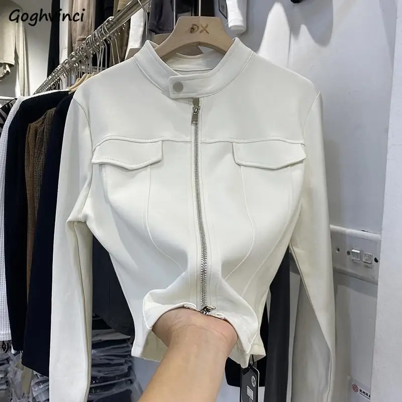 L-4XL женские куртки на молнии, простая модная верхняя одежда с воротником-стойкой, унисекс, весенне-осенняя уличная одежда, универсальная мягкая классическая одежда Mujer
L-4XL женские куртки на молнии, простая модная верхняя одежда с воротником-стойкой, унисекс, весенне-осенняя уличная одежда, универсальная мягкая классическая одежда Mujer