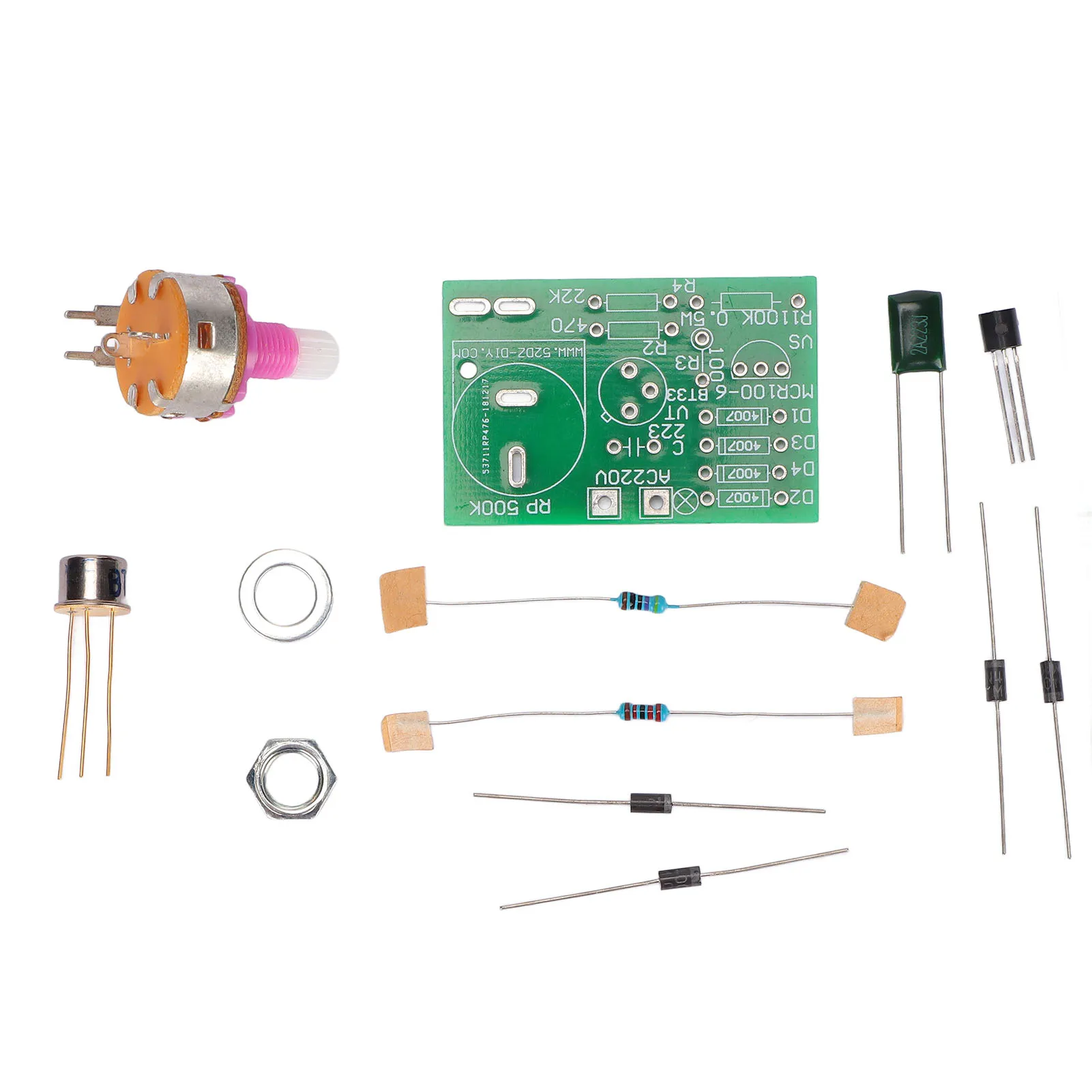 Dimmable Circuit Module Kit Transistor Desk Lamp Dimming Electronic Production DIY Board BT33 Electronic Production DIY Kit
Dimmable Circuit Module Kit Transistor Desk Lamp Dimming Electronic Production DIY Board BT33 Electronic Production DIY Kit