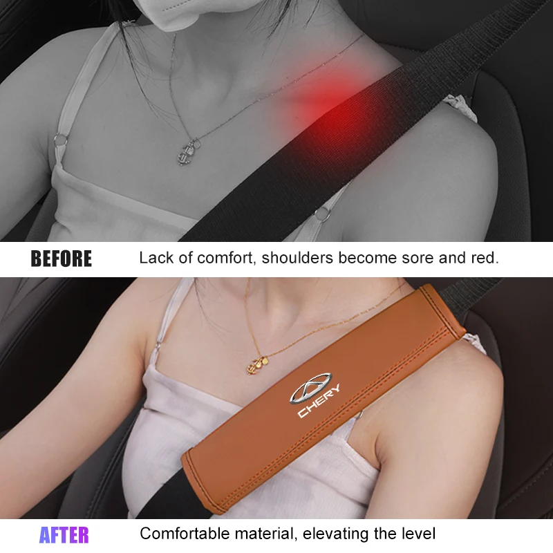 For Chery Tiggo 3 4 5 7 Pro 8 Plus Arrizo 7 GX 5x EQ7 Fulwin 2 Leather Car Seat Belt Cover Safety Belt Shoulder Protection Pads
For Chery Tiggo 3 4 5 7 Pro 8 Plus Arrizo 7 GX 5x EQ7 Fulwin 2 Leather Car Seat Belt Cover Safety Belt Shoulder Protection Pads