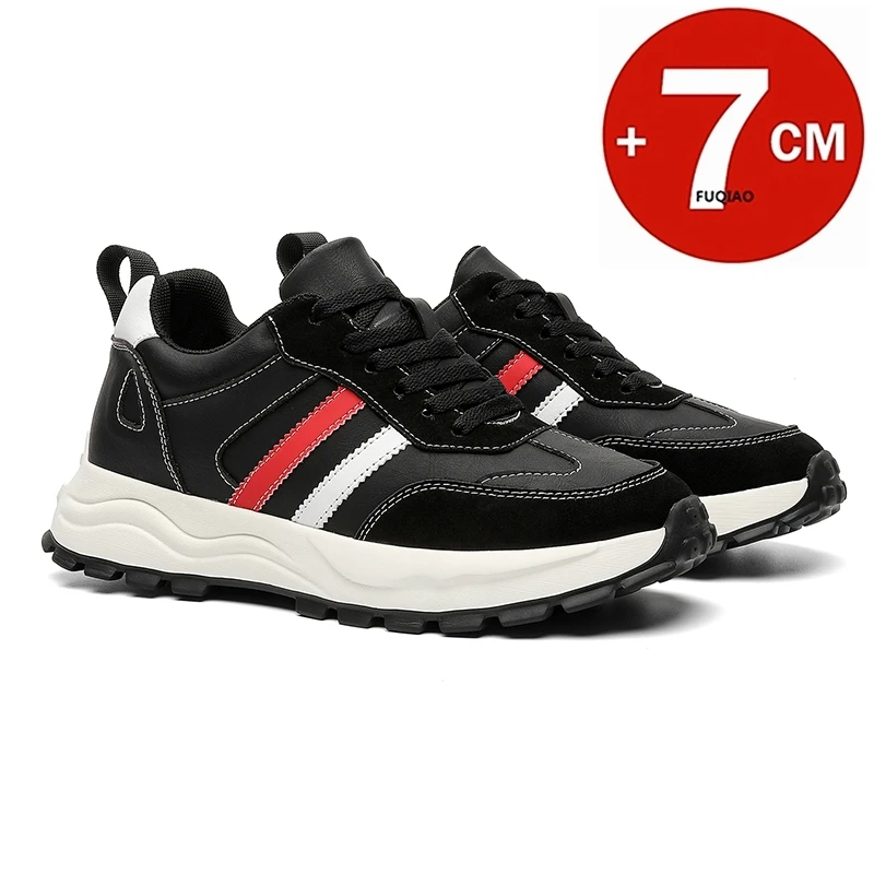 Male 7CM Inner Height Lift Elevator Sneakers Non Slip Soft Cushion Comfort Casual Sports Invisible Height Increasing Shoes
Male 7CM Inner Height Lift Elevator Sneakers Non Slip Soft Cushion Comfort Casual Sports Invisible Height Increasing Shoes