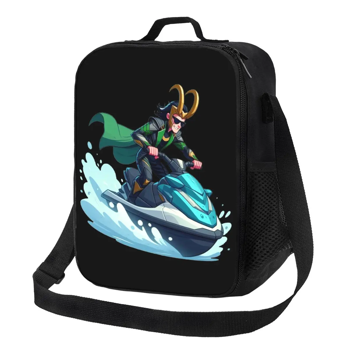 Custom L-Loki Motorboat Lunch Bag Women Cooler Thermal Insulated Lunch Box for Student School
Custom L-Loki Motorboat Lunch Bag Women Cooler Thermal Insulated Lunch Box for Student School