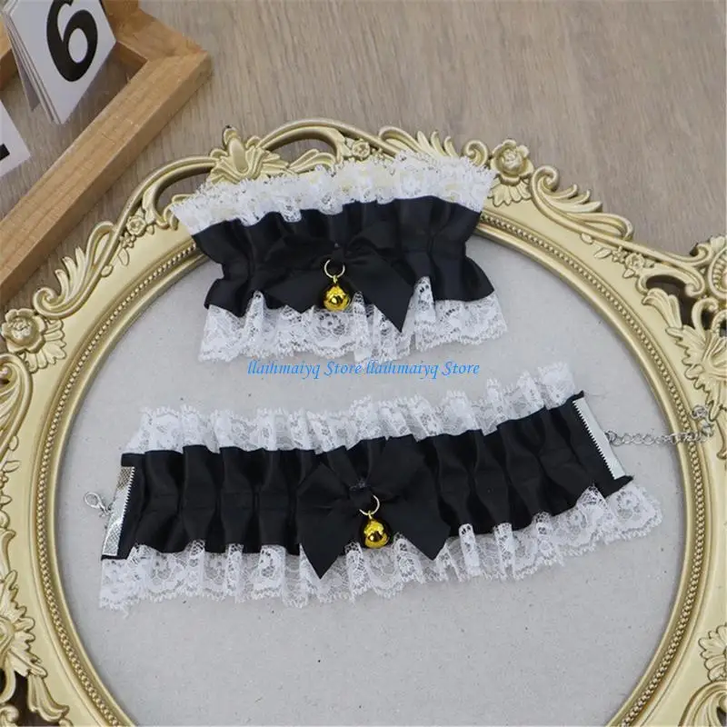 573B Lace Wrist Cuffs Pair for Historical Costume Parties Decorative Bowknot Lace Wristband for Cosplay and Fashion
573B Lace Wrist Cuffs Pair for Historical Costume Parties Decorative Bowknot Lace Wristband for Cosplay and Fashion