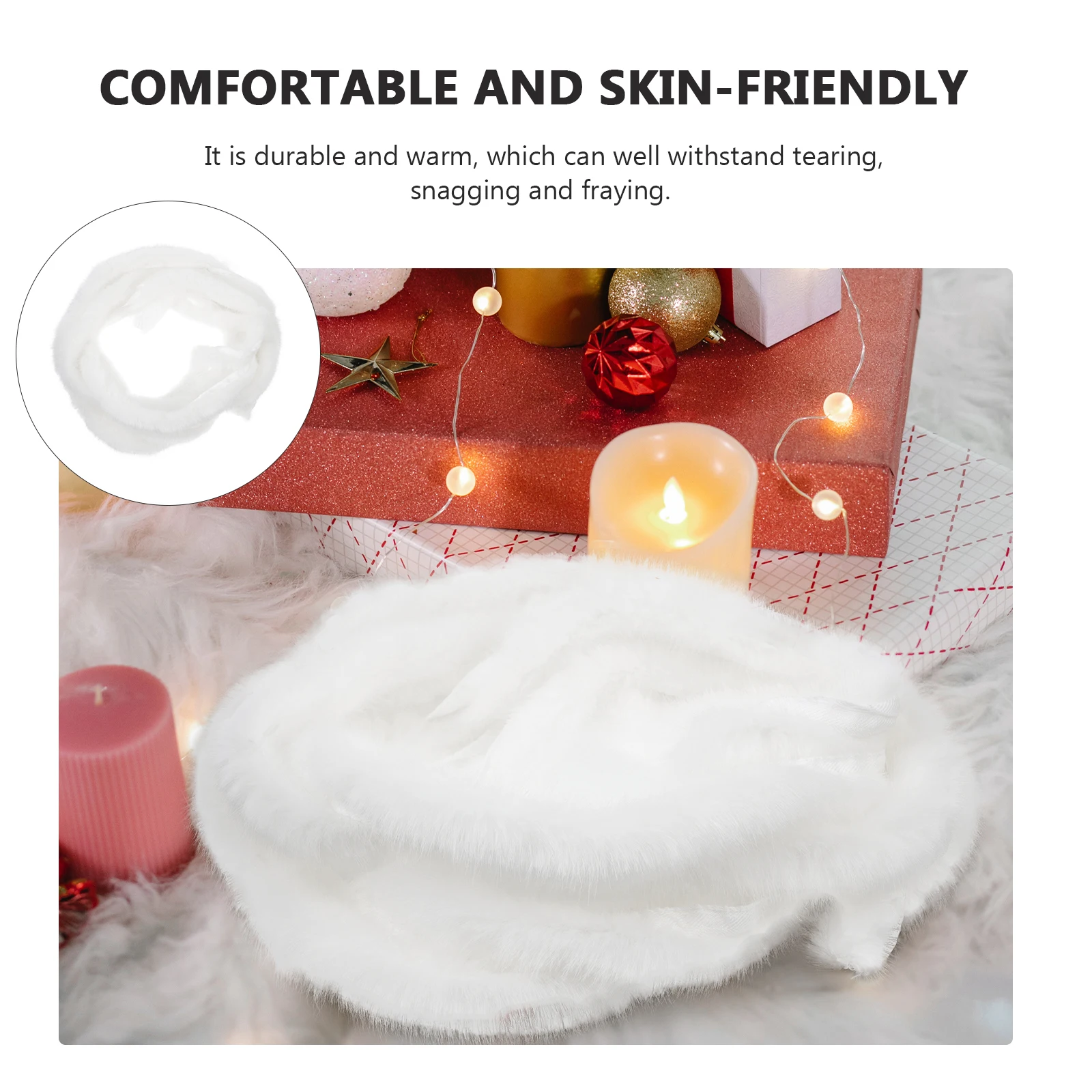 1Pcs Artificial Shaggy Ribbon Roll Soft Durable Tear Resistant DIY Christmas Tree Hanfu Clothes Accessory Faux Trim
1Pcs Artificial Shaggy Ribbon Roll Soft Durable Tear Resistant DIY Christmas Tree Hanfu Clothes Accessory Faux Trim