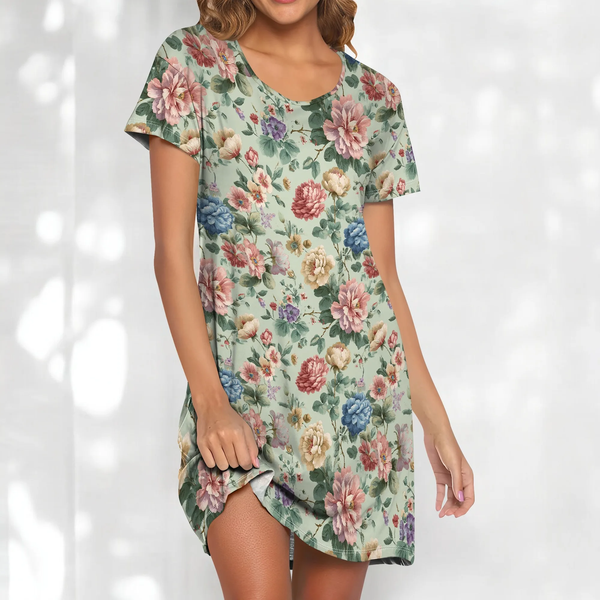 Plus Size Floral Print Dress Short Sleeve Casual Sundress S-3XL Summer Look for Garden or Vacation
Plus Size Floral Print Dress Short Sleeve Casual Sundress S-3XL Summer Look for Garden or Vacation