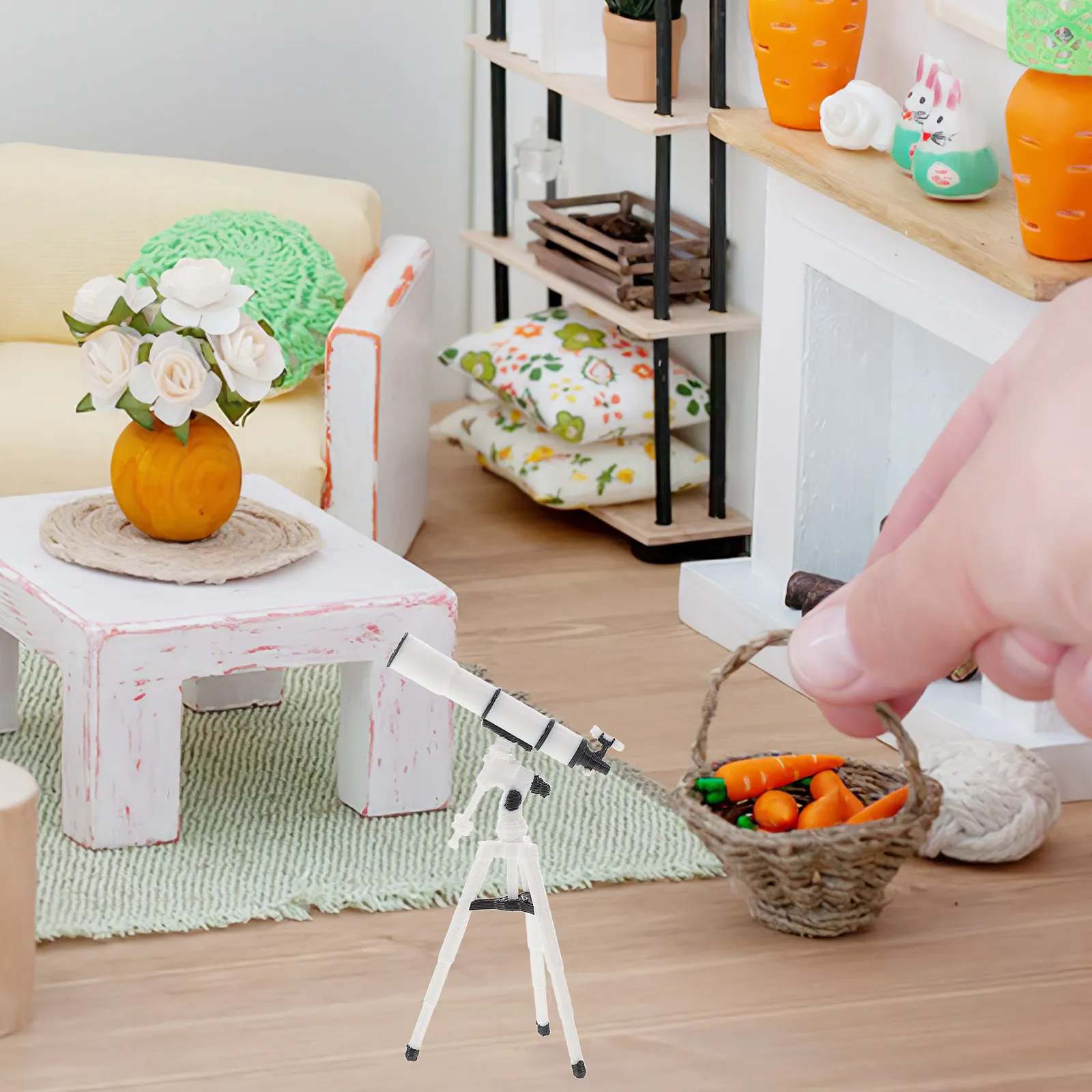 1:25 Scale Miniature Telescope Tiny Realistic Telescope for Dollhouse Miniature Scene Decor Desktop Ornament Mini House
1:25 Scale Miniature Telescope Tiny Realistic Telescope for Dollhouse Miniature Scene Decor Desktop Ornament Mini House
