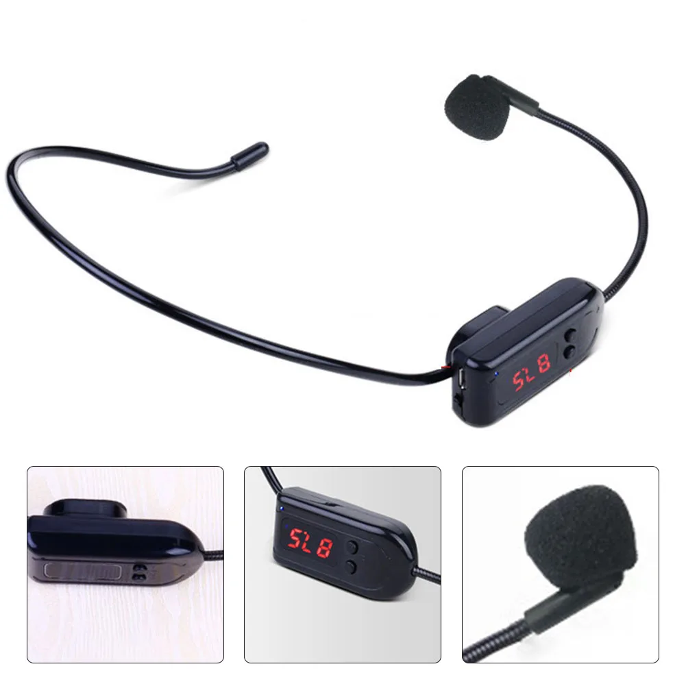 FM Wireless Microphone Headset Megaphone Radio Mic For Loudspeaker For Teaching Head Mounted Handheld 2-in-1 Wireless Microphone
FM Wireless Microphone Headset Megaphone Radio Mic For Loudspeaker For Teaching Head Mounted Handheld 2-in-1 Wireless Microphone