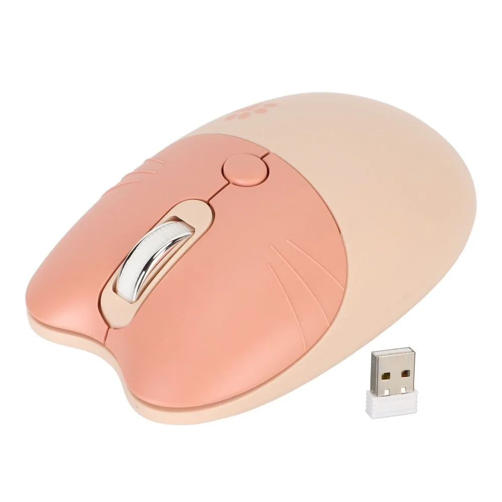 Funny 2.4G Cat Wireless Mouse Mute Design Lightweight Cute Mouse Pink/Coffee/Milk Tea/Purple USB Receiver Wireless Mouse Laptop
Funny 2.4G Cat Wireless Mouse Mute Design Lightweight Cute Mouse Pink/Coffee/Milk Tea/Purple USB Receiver Wireless Mouse Laptop