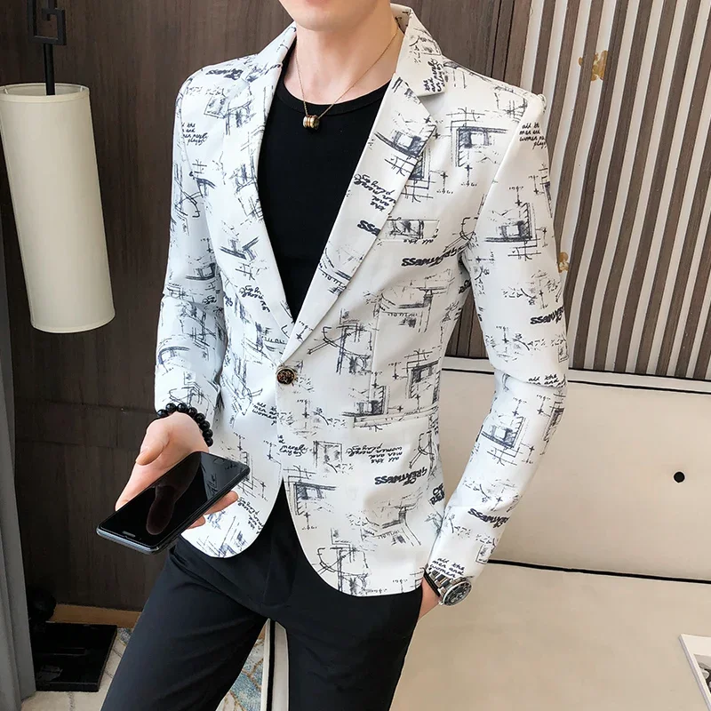 Men's Suit Slim Fit New Business Fashion Formal Casual Fashion Suit Men's Clothing Printed Suit Jacket
Men's Suit Slim Fit New Business Fashion Formal Casual Fashion Suit Men's Clothing Printed Suit Jacket