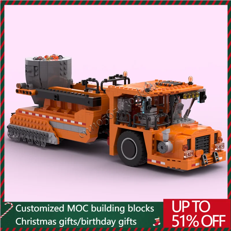 1174 PCS Metal Works Molten Waste Transporter Engineering Series MOC Building Block Model Brick Children Creative Assembly Gifts
1174 PCS Metal Works Molten Waste Transporter Engineering Series MOC Building Block Model Brick Children Creative Assembly Gifts
