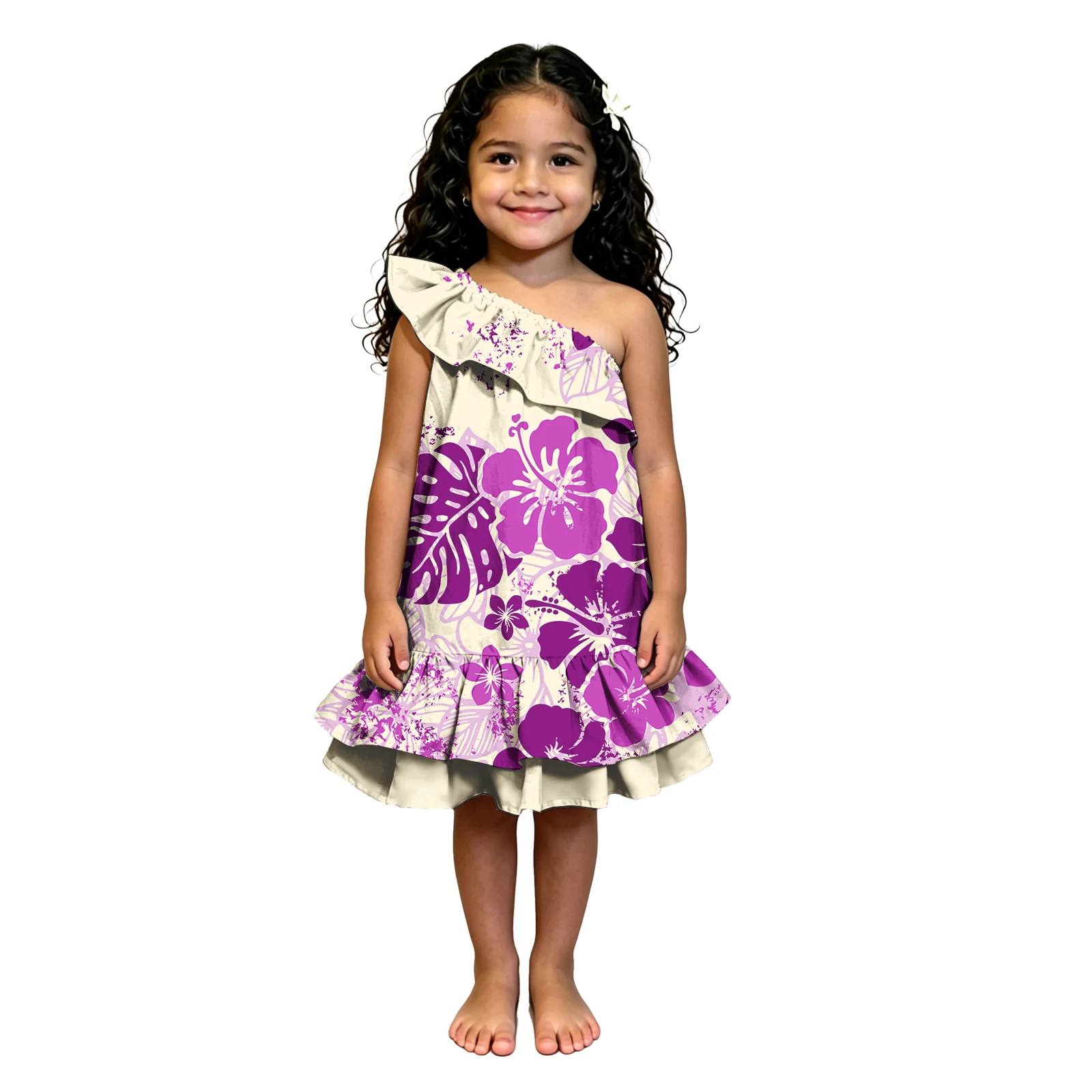 Samoan Tribal Style Girls Dress Polynesia Cute Kids Ruffles Short Dress Pacific Hawaiian Floral Print Custom Children's Clothes
Samoan Tribal Style Girls Dress Polynesia Cute Kids Ruffles Short Dress Pacific Hawaiian Floral Print Custom Children's Clothes