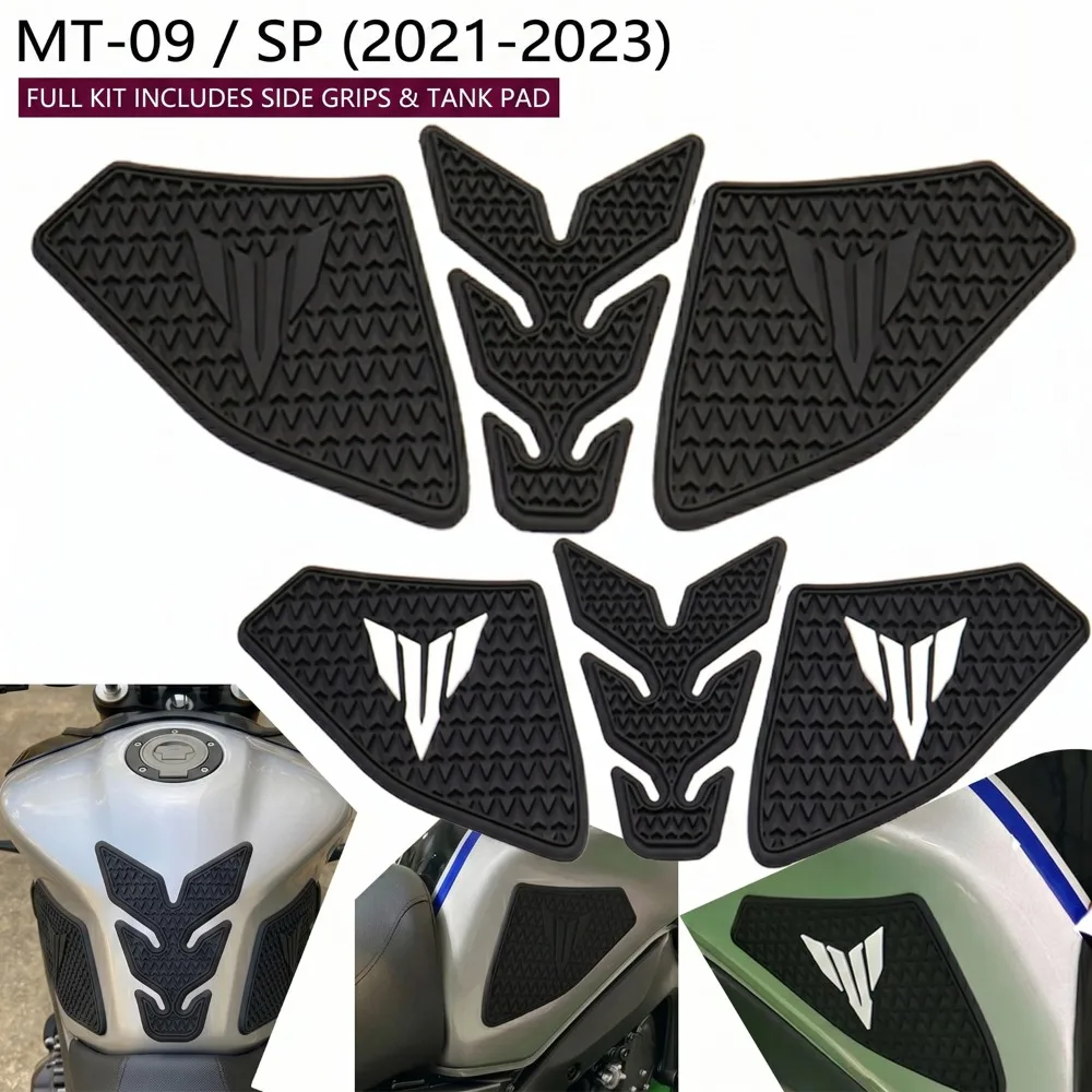 Motorcycle Side Fuel Tank Pad Tank Pad Decal Gas Knee Grip Traction Pad 3D Decal for YAMAHA MT09 MT-09 SP 2021-2023
Motorcycle Side Fuel Tank Pad Tank Pad Decal Gas Knee Grip Traction Pad 3D Decal for YAMAHA MT09 MT-09 SP 2021-2023