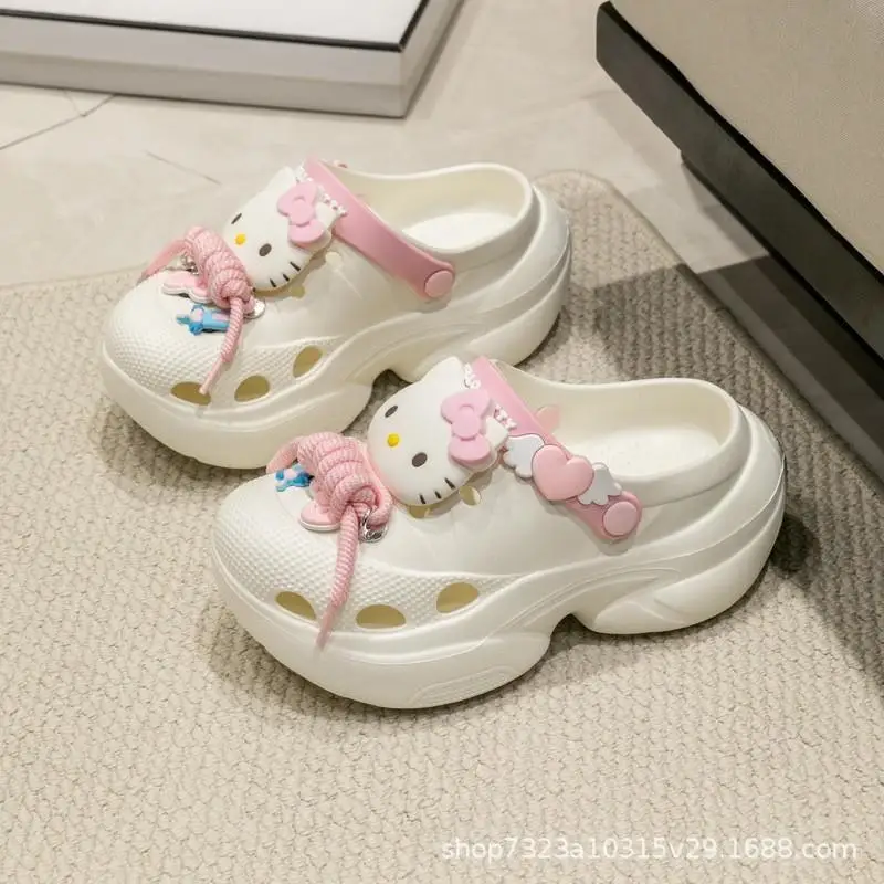 Hello Kitty Girl Slipper Sanrio New Fashion Cartoon Anime Big Child Outdoor Beach Shoe Kulomi Anti Slip Wear Resistant Slippers
Hello Kitty Girl Slipper Sanrio New Fashion Cartoon Anime Big Child Outdoor Beach Shoe Kulomi Anti Slip Wear Resistant Slippers