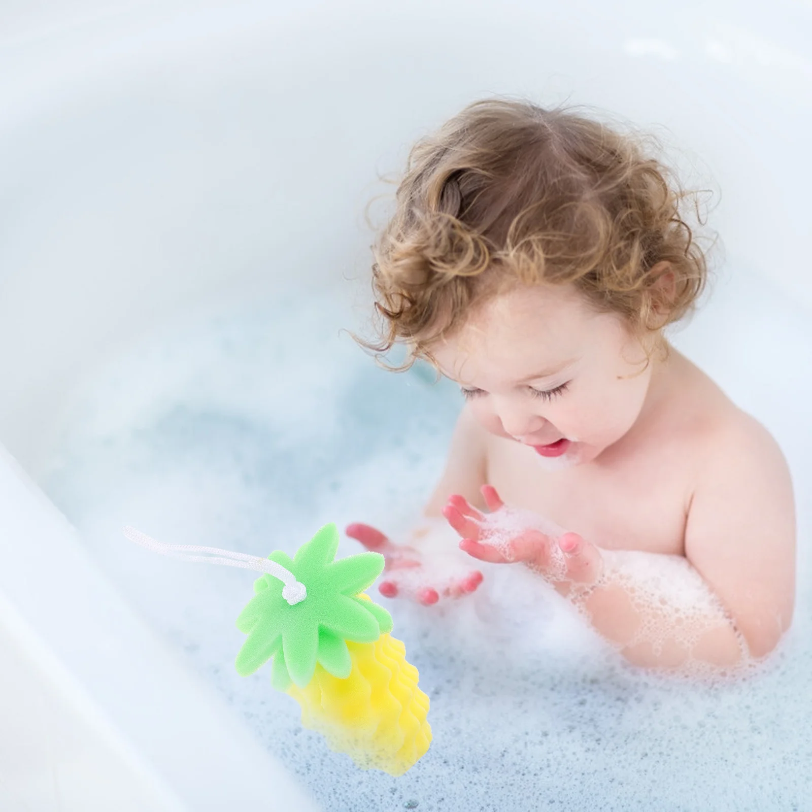 1Pcs Pineapple Sponge Baby Bath Brush Compact Lightweight Cleans Sensitive Skin Gentle Daily Scrub for Newborn Toddler Child
1Pcs Pineapple Sponge Baby Bath Brush Compact Lightweight Cleans Sensitive Skin Gentle Daily Scrub for Newborn Toddler Child