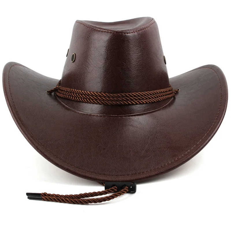 Pu Leather-like Suede European And American Western Cowboy Hat For Men And Women, Outdoor Casual Windproof Sunshade Hat
Pu Leather-like Suede European And American Western Cowboy Hat For Men And Women, Outdoor Casual Windproof Sunshade Hat