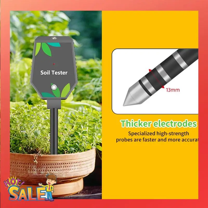 ABCL 8 In One Multifunction Soil Meter Digital Ph/EC/Light/Moisture/Fertility/Thermometer/Hygrometer Test For Gardening
ABCL 8 In One Multifunction Soil Meter Digital Ph/EC/Light/Moisture/Fertility/Thermometer/Hygrometer Test For Gardening