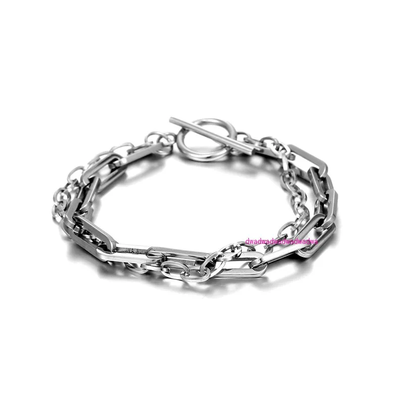 Titanium steel bracelet men's tide ins niche men's jewelry cold women's jewelry hip-hop simple jewelry YL370
Titanium steel bracelet men's tide ins niche men's jewelry cold women's jewelry hip-hop simple jewelry YL370