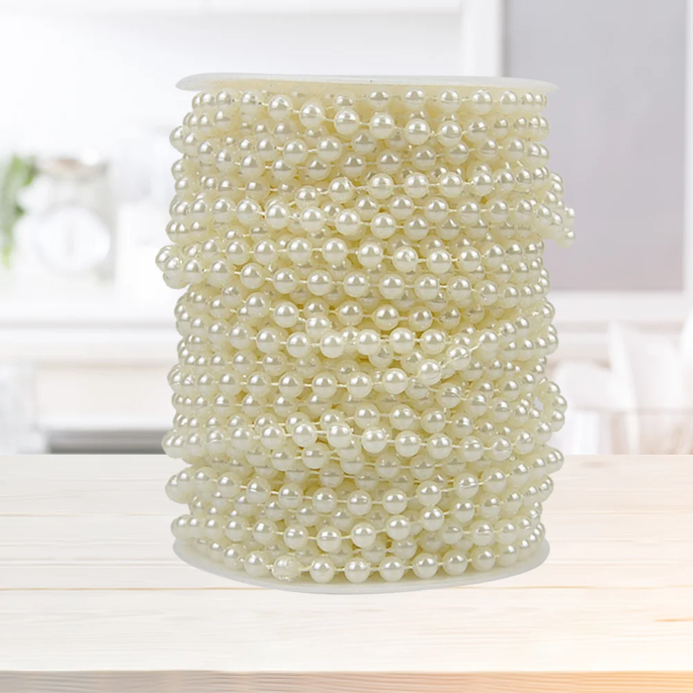 25 Meters 6Mm Abs Pearl Bead For Diy Wedding Party Decor Craft Trims Sewing Accessories Gift Packaging Scrapbooking String Beads
25 Meters 6Mm Abs Pearl Bead For Diy Wedding Party Decor Craft Trims Sewing Accessories Gift Packaging Scrapbooking String Beads