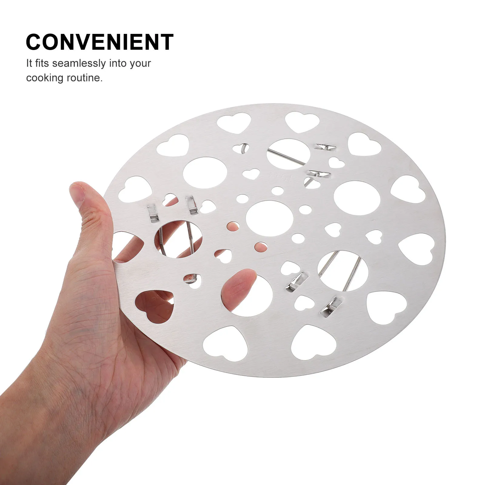 Stainless Steel Cooking Steaming Rack Round Steam Tray Steamer Tray for Pot Egg Steamer Kitchen Steam Holder for Cooking
Stainless Steel Cooking Steaming Rack Round Steam Tray Steamer Tray for Pot Egg Steamer Kitchen Steam Holder for Cooking