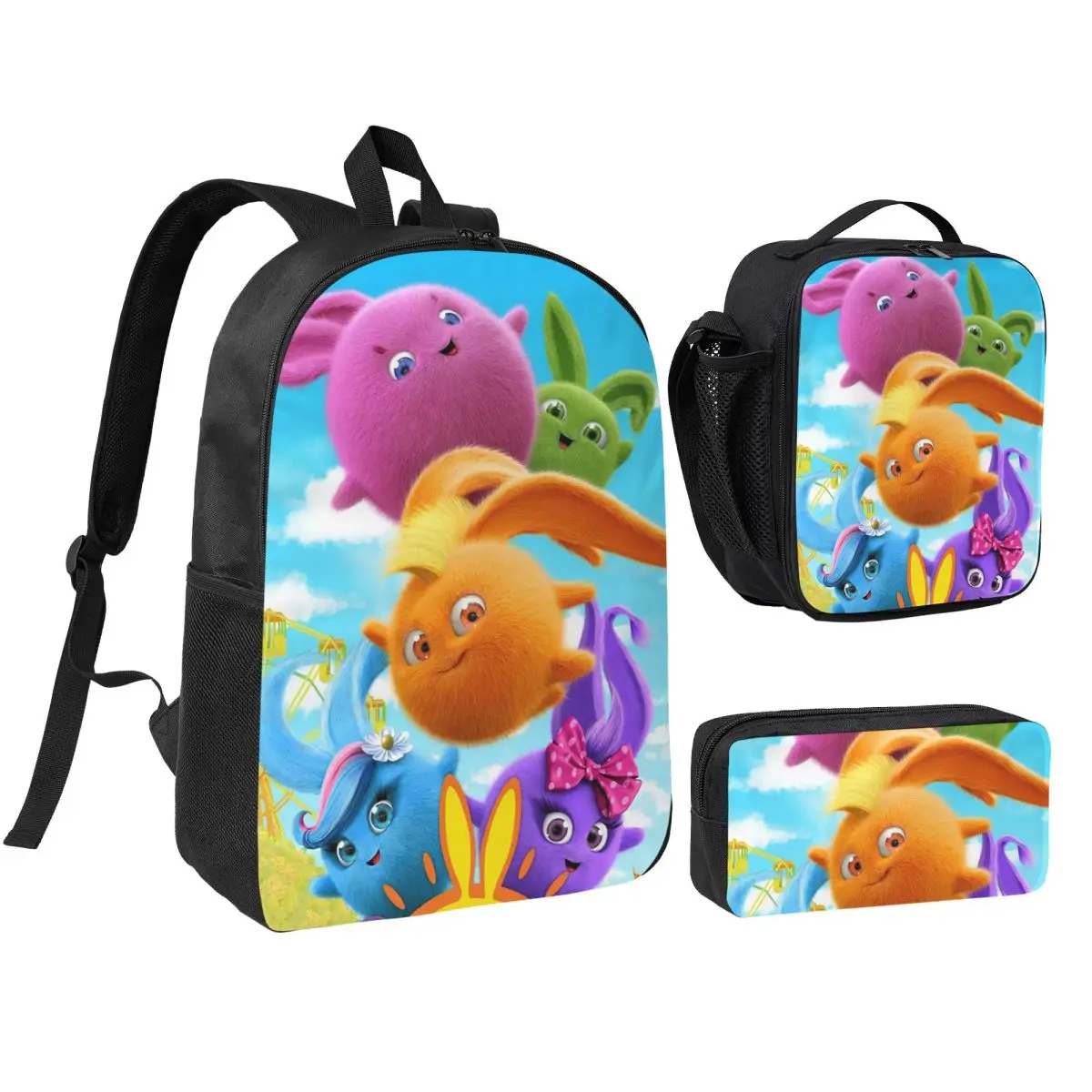 Sunny Bunnies Anime Cartoon Backpack Boys Girls BookBag School Bag Computer Shoulder Bags 3ps Insulated Lunch Bag Pencil Case
Sunny Bunnies Anime Cartoon Backpack Boys Girls BookBag School Bag Computer Shoulder Bags 3ps Insulated Lunch Bag Pencil Case