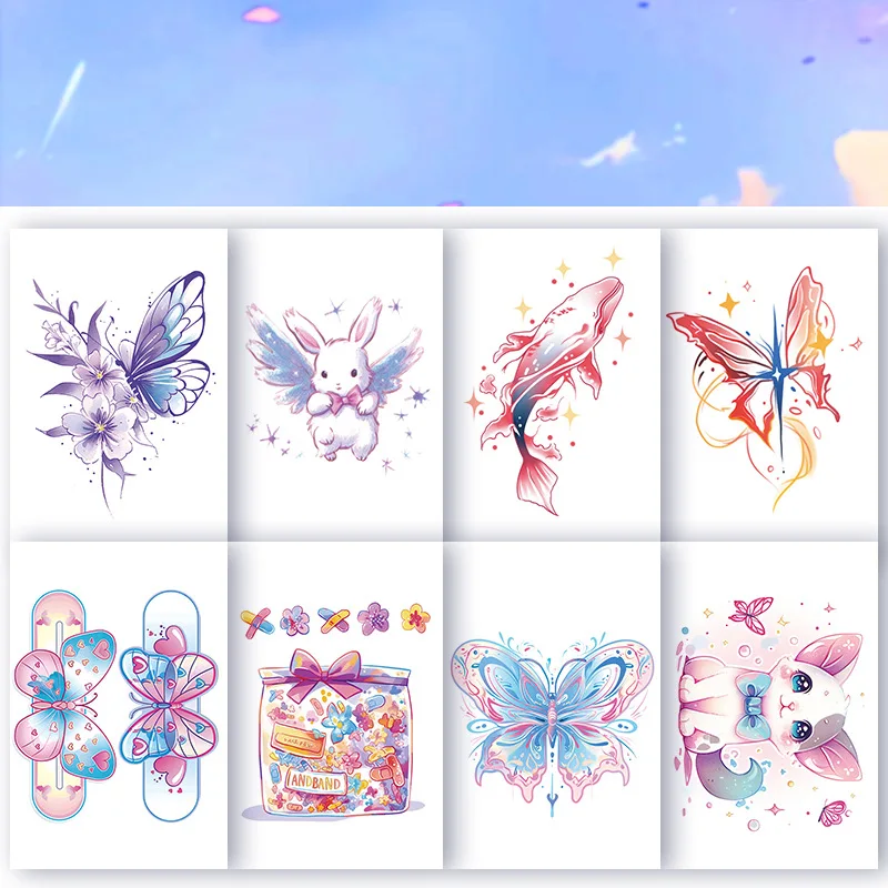Mini Size Colorful Tattoo Stickers Waterproof Long Lasting Fresh Clavicle Arm Cute Stylish Decor
Mini Size Colorful Tattoo Stickers Waterproof Long Lasting Fresh Clavicle Arm Cute Stylish Decor
