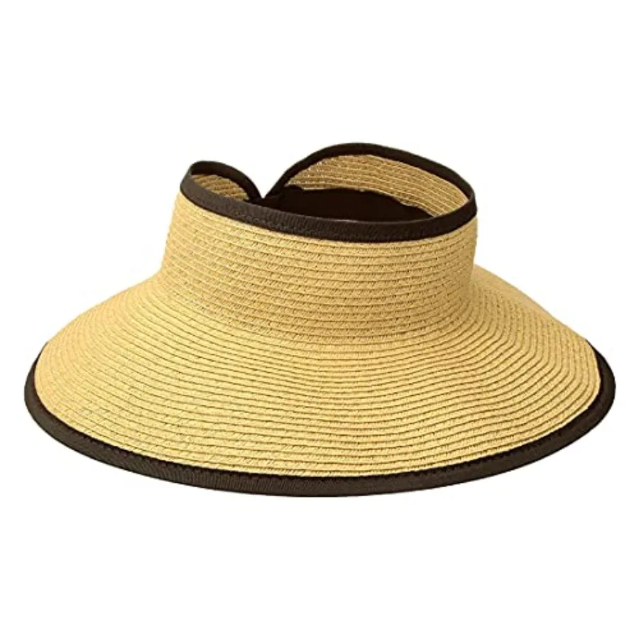 San Diego Hat Co. Womens Ultrabraid Visor with Ribbon Binding, and Sweatband
San Diego Hat Co. Womens Ultrabraid Visor with Ribbon Binding, and Sweatband