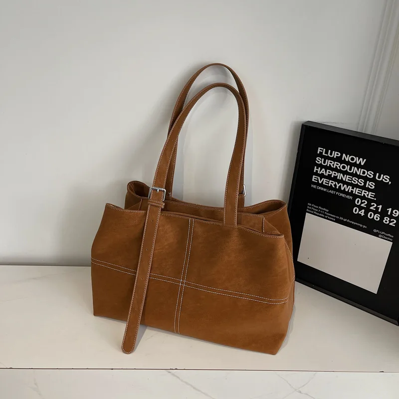 Vintage Quilting Shoulder Bag Faux Suede Tote Designer Bags Women Handbags and Purses Large Capacity Shopper Female Armpit Bag
Vintage Quilting Shoulder Bag Faux Suede Tote Designer Bags Women Handbags and Purses Large Capacity Shopper Female Armpit Bag