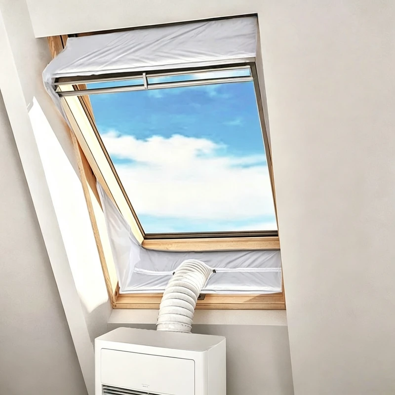 Portable Air Conditioner Window Seal Kit Skylight Central Pivot Window Exhaust Hose AC Vent Kit Sealing Duct Cloth with Zipper
Portable Air Conditioner Window Seal Kit Skylight Central Pivot Window Exhaust Hose AC Vent Kit Sealing Duct Cloth with Zipper
