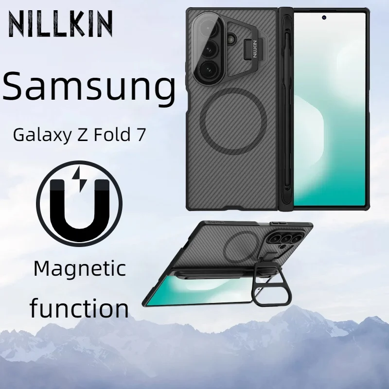 Чехол Nillkin для Samsung Galaxy Z Fold 7 5G, магнитный чехол-подставка с S-Pen, прозрачный чехол-подставка для камеры, защитная крышка
Чехол Nillkin для Samsung Galaxy Z Fold 7 5G, магнитный чехол-подставка с S-Pen, прозрачный чехол-подставка для камеры, защитная крышка
