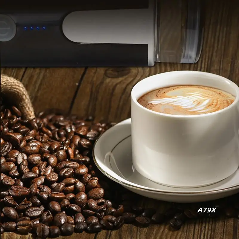 Coffeemaker Type C Rechargeable Portable Coffee Maker 2 In 1 Design 1200Mah Battery One Button For Hiking
Coffeemaker Type C Rechargeable Portable Coffee Maker 2 In 1 Design 1200Mah Battery One Button For Hiking