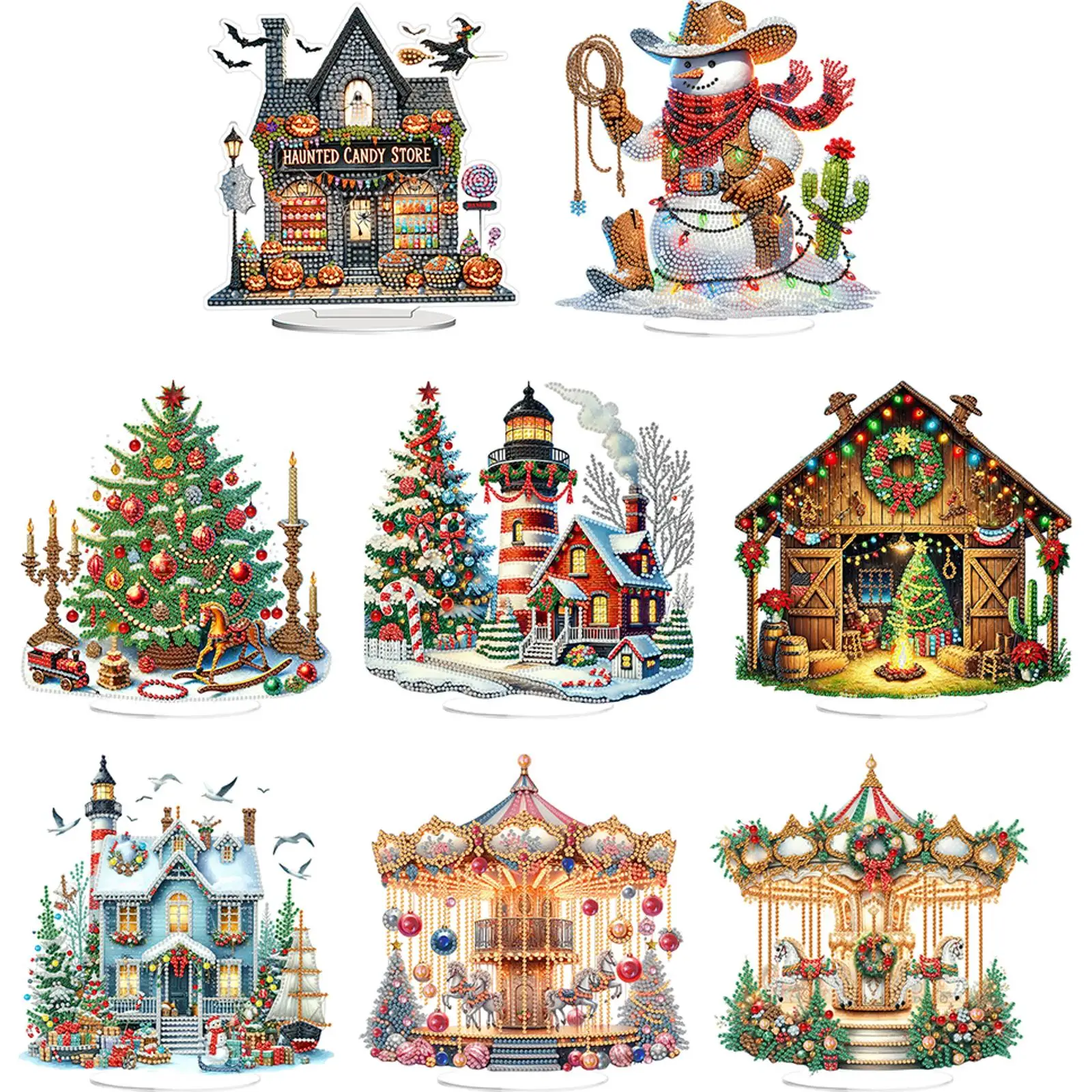 2D Flat Print Xmas DIY Diamond Painting Desktop Ornaments Kit 5D DIY Diamond Art Tabletop Decorations Bedroom Table Decoration
2D Flat Print Xmas DIY Diamond Painting Desktop Ornaments Kit 5D DIY Diamond Art Tabletop Decorations Bedroom Table Decoration