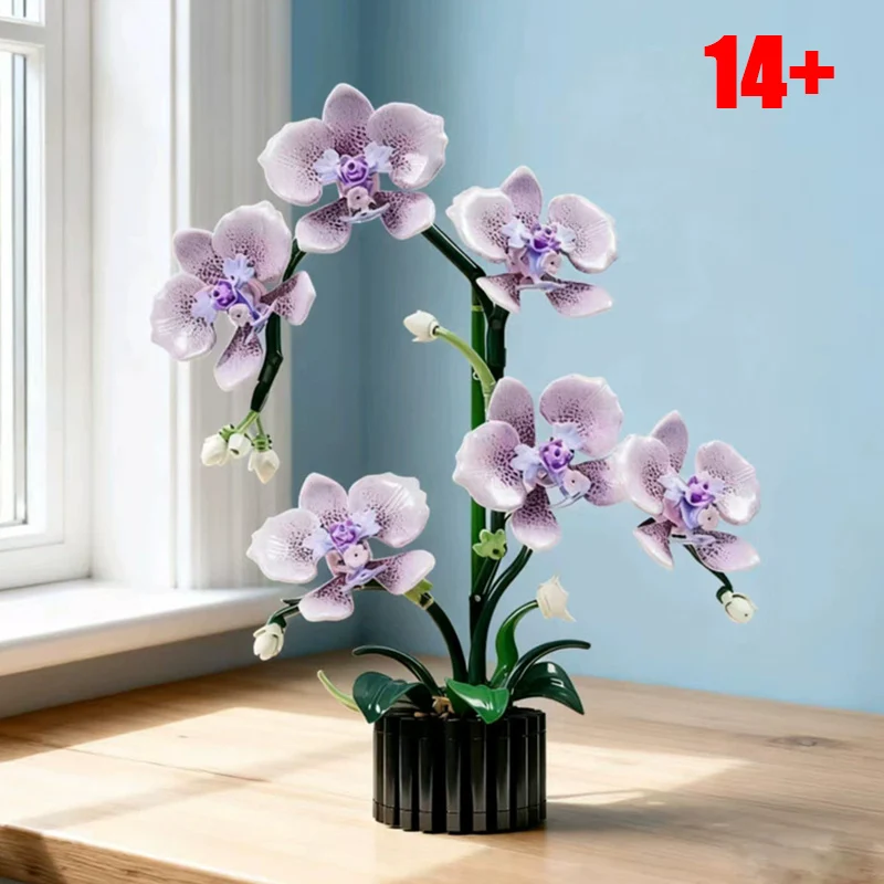 619 деталей, конструктор «Фаленопсис», цветы, орхидеи, растения в горшках, имитационная модель, украшение для дома, подарки на День святого Валентина
619 деталей, конструктор «Фаленопсис», цветы, орхидеи, растения в горшках, имитационная модель, украшение для дома, подарки на День святого Валентина