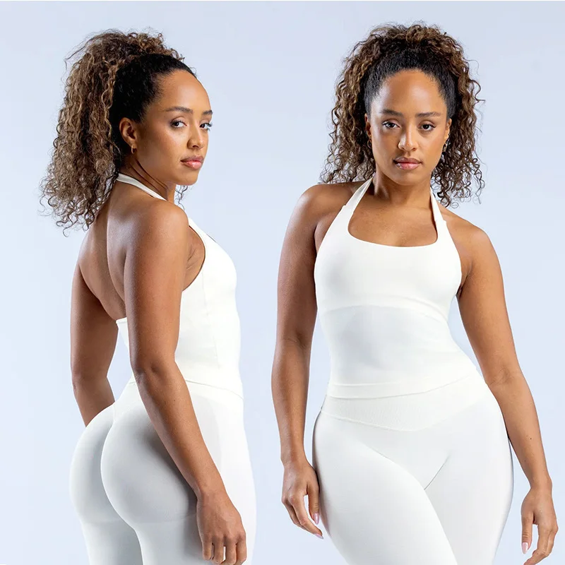 Stretch Tight Fitting Sports Women Underwear Hanging Neck Chest Cushion Shock-absorbing Yoga Suit Breathable Running Fitness Bra
Stretch Tight Fitting Sports Women Underwear Hanging Neck Chest Cushion Shock-absorbing Yoga Suit Breathable Running Fitness Bra
