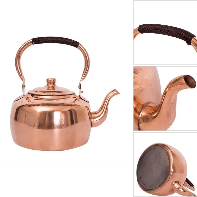 Antique Coppers Kettles 3Leter Capacity Heat Efficient Gas Induction Cooktops Safe M68E
Antique Coppers Kettles 3Leter Capacity Heat Efficient Gas Induction Cooktops Safe M68E