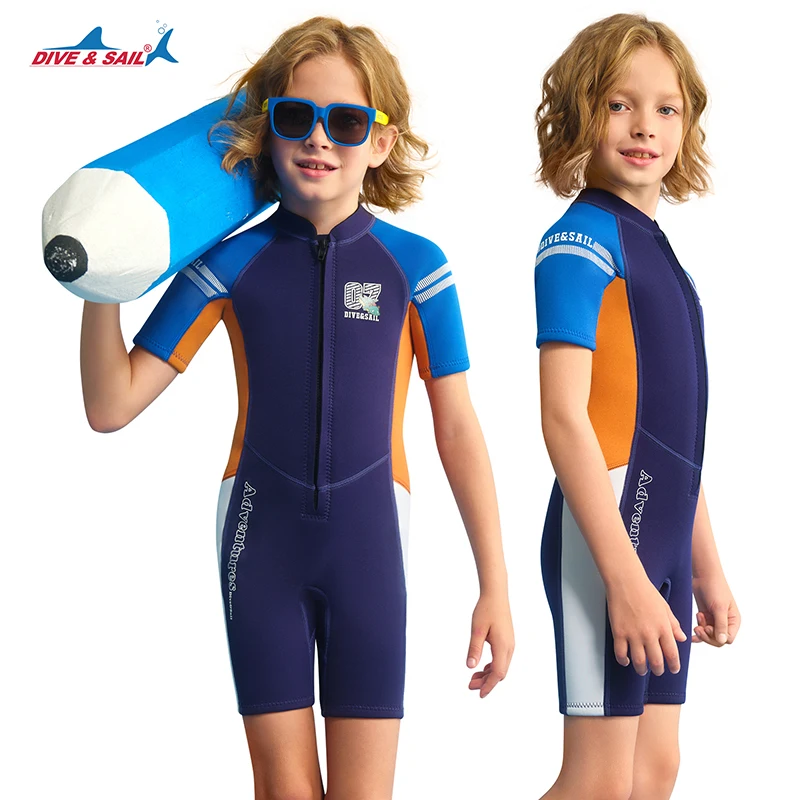 1.5mm Neoprene Wetsuit for Boys/Girls Diving Suit Short Sleeve One Piece Swimsuit Perfect for Swimming, Surfing, Water Sports
1.5mm Neoprene Wetsuit for Boys/Girls Diving Suit Short Sleeve One Piece Swimsuit Perfect for Swimming, Surfing, Water Sports