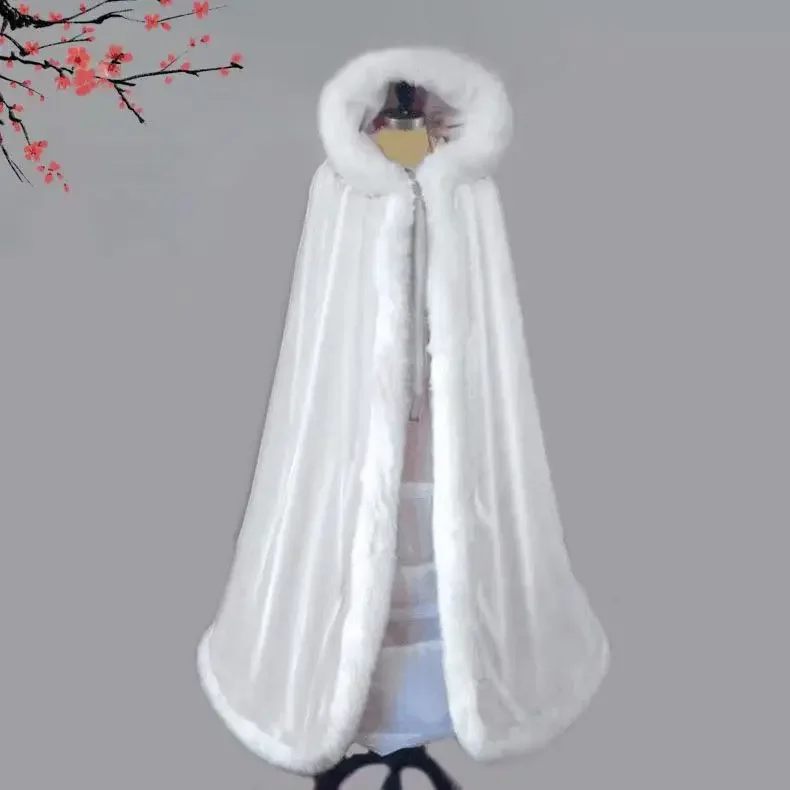 2025 New Winter Artificial Fur Cloak Wedding Party Hooded Bride Jacket/Shawl Wedding Accessories
2025 New Winter Artificial Fur Cloak Wedding Party Hooded Bride Jacket/Shawl Wedding Accessories