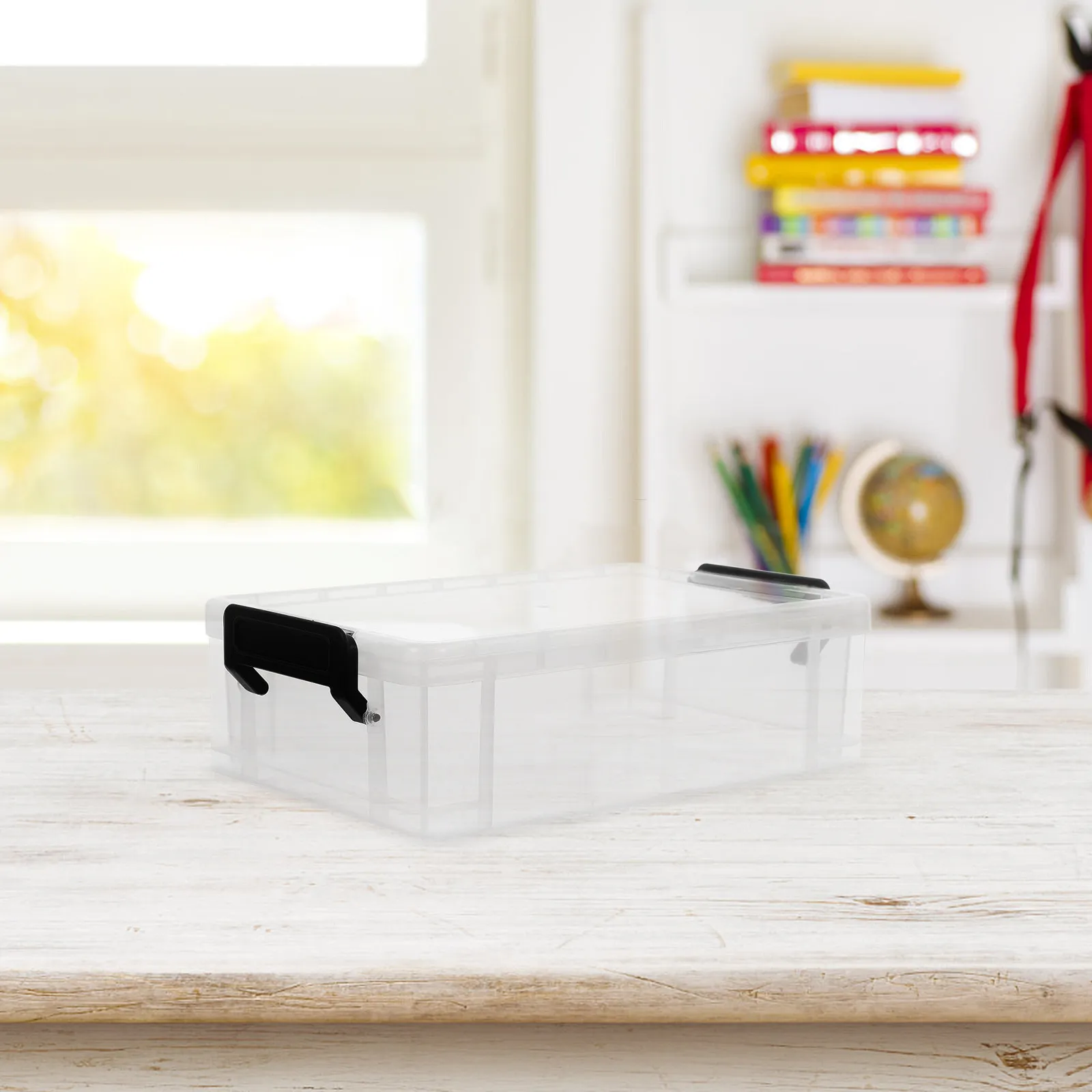 Clear Pencil Box Large Capacity Plastic Organizer for Gel Pens Pencils Crayons Markers Stationery Storage
Clear Pencil Box Large Capacity Plastic Organizer for Gel Pens Pencils Crayons Markers Stationery Storage