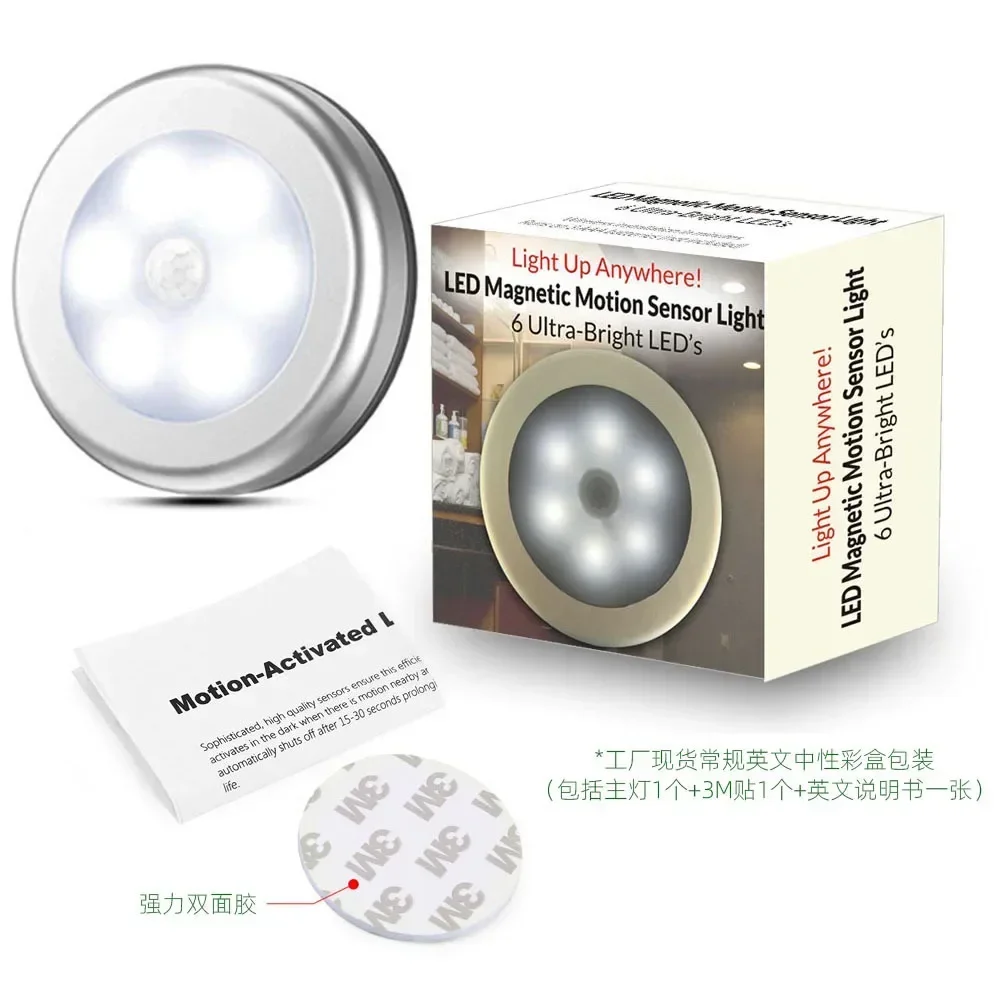 Smart Home Bedside Bedroom Human Body Night Sensor Light Gift Wireless Magnetic Battery Night Light
Smart Home Bedside Bedroom Human Body Night Sensor Light Gift Wireless Magnetic Battery Night Light