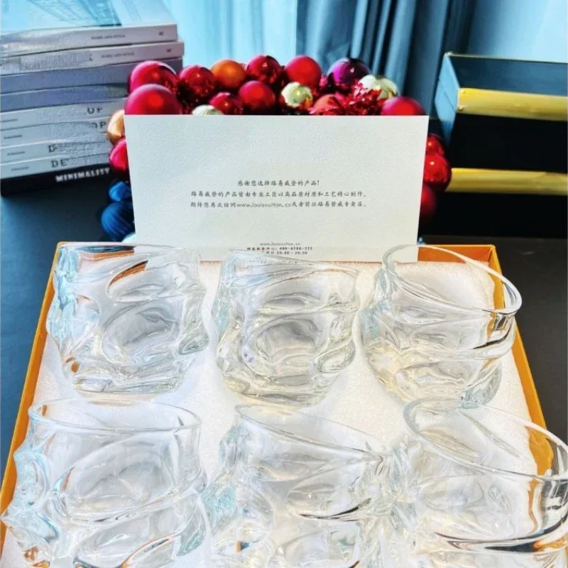 European Style 6 Crystal Cup Home Gift Box Set Dinner Party Wine Cup Holiday Gift Kitchen Tableware Water Cup Beer Glass Cups
European Style 6 Crystal Cup Home Gift Box Set Dinner Party Wine Cup Holiday Gift Kitchen Tableware Water Cup Beer Glass Cups