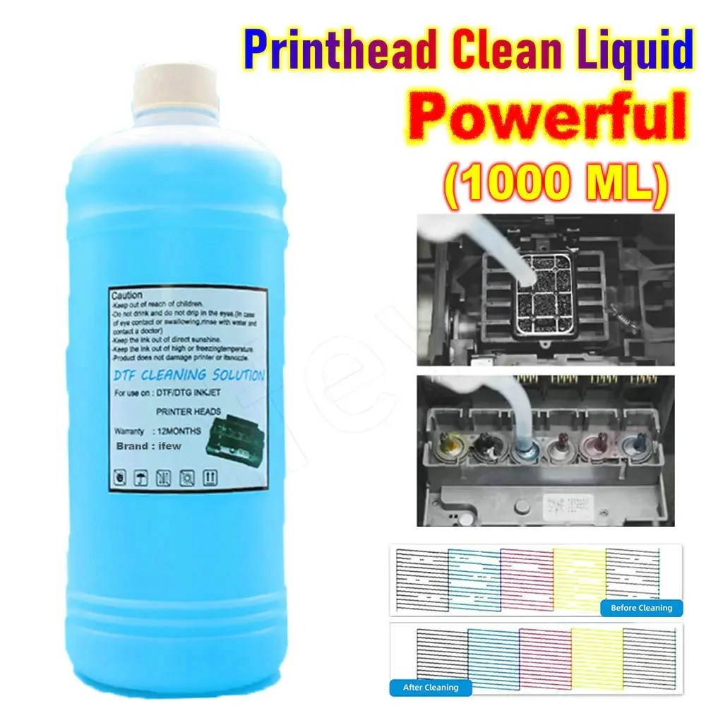 L800 Printhead Cleaner Liquid for DTF Cleaning Strong Printhead Cleaning Solution for Epson L18050 L8050 8550 Printer Print Head
L800 Printhead Cleaner Liquid for DTF Cleaning Strong Printhead Cleaning Solution for Epson L18050 L8050 8550 Printer Print Head