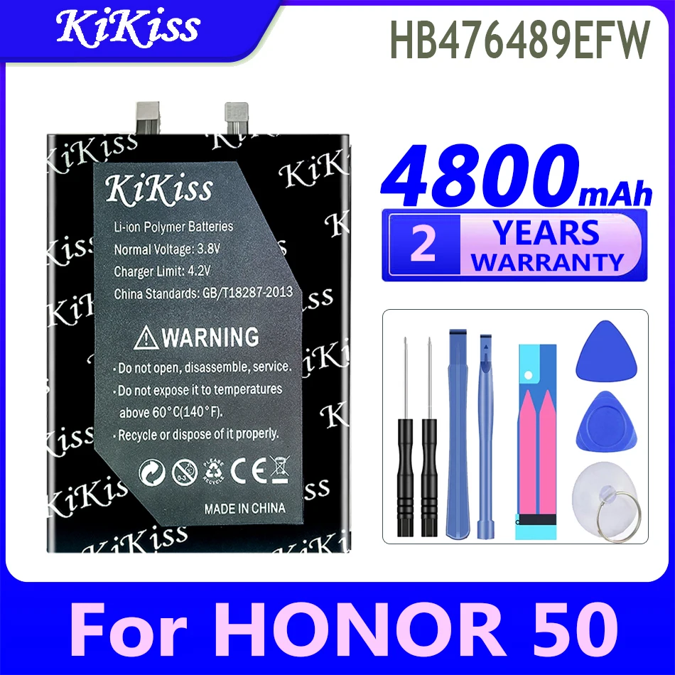 HB476489EFW 4800mAh Cell Phone Battery For Huawei Honor 50 / For Honor 60 SE / Nova 9 / NAM-AL00 / NTH-AL00 /GIA-AN00
HB476489EFW 4800mAh Cell Phone Battery For Huawei Honor 50 / For Honor 60 SE / Nova 9 / NAM-AL00 / NTH-AL00 /GIA-AN00