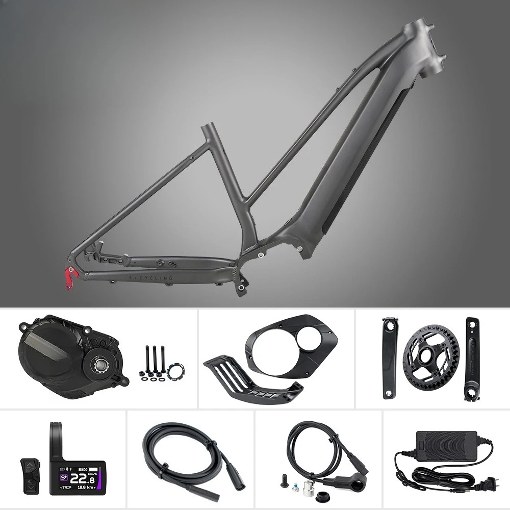 Aluminum alloy electric bicycle frame, suitable for Bafang motor, mountain electric vehicle frame
Aluminum alloy electric bicycle frame, suitable for Bafang motor, mountain electric vehicle frame
