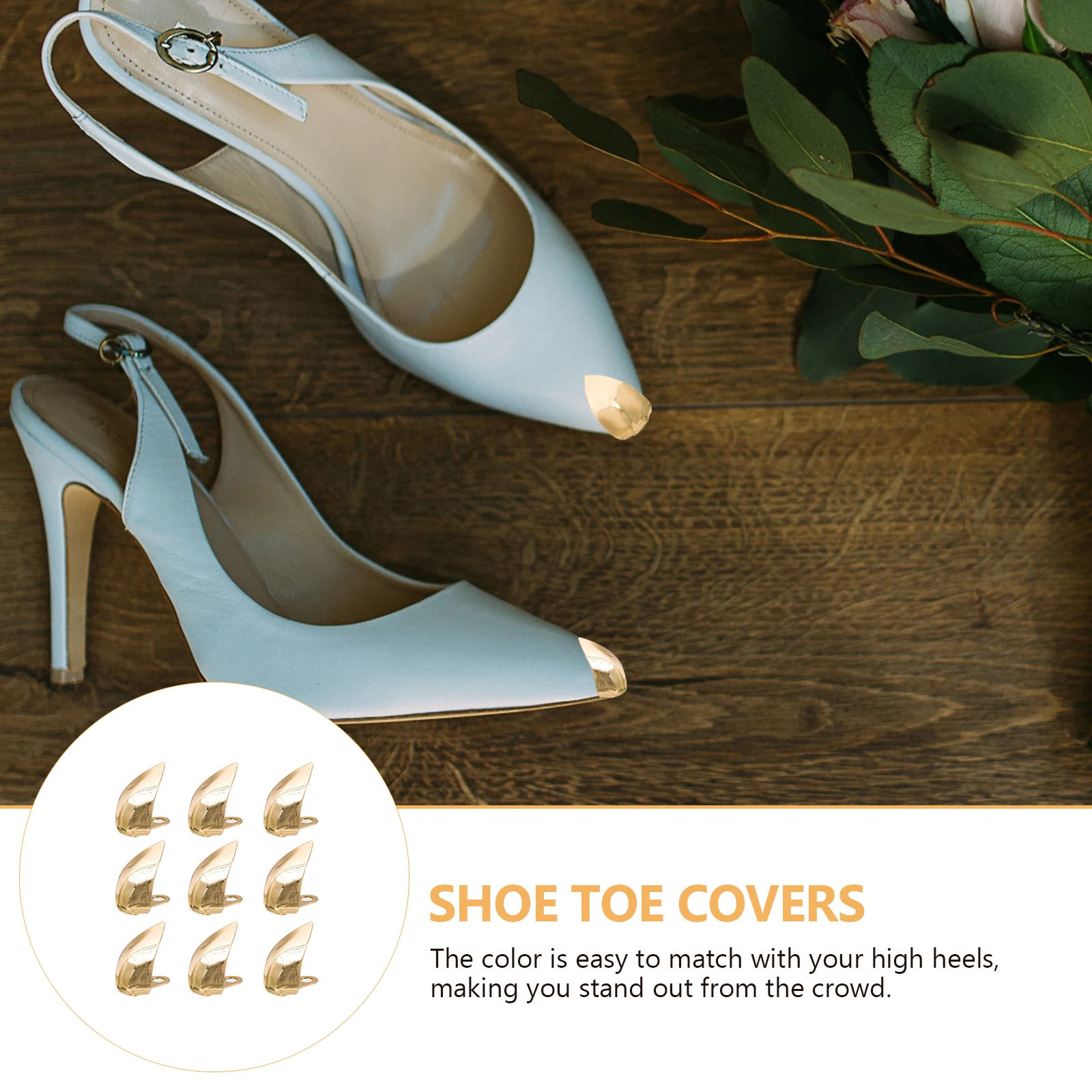 9 Pcs Shoe Toe Covers High Heel Protective Iron Caps Durable Long Lasting Women Pumps Accessories Round Style Foot Care Tools
9 Pcs Shoe Toe Covers High Heel Protective Iron Caps Durable Long Lasting Women Pumps Accessories Round Style Foot Care Tools